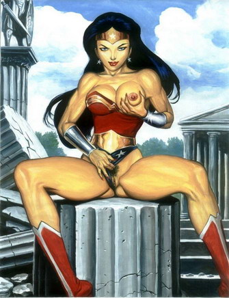 Sexy Female Superhero Nude 87